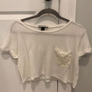 White Crop Top